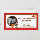 4x8 All Star Red Photo Aankondiging (Voorkant)