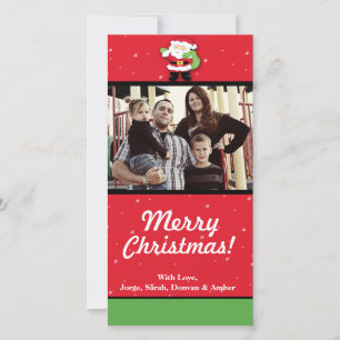 4x8 Carte photo des ornements de Noël