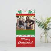 4x8 Carte photo saint de Noël (Debout devant)