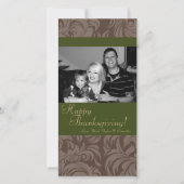 4x8 Herfstboom Foliage FOTO Thanksgiving Kaart (Voorkant)