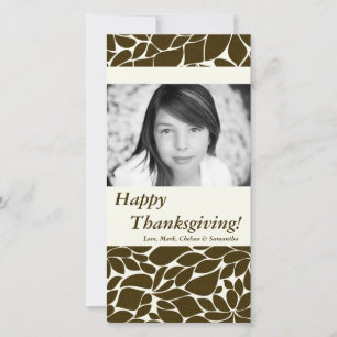 4x8 Herfstboom Foliage FOTO Thanksgiving Kaart