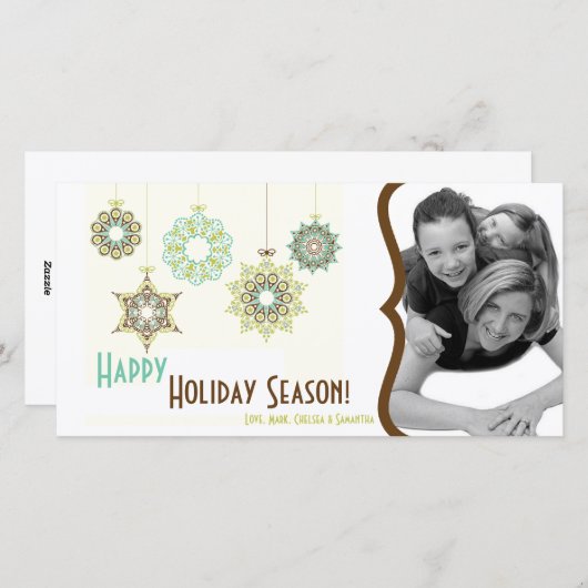 4x8 Nouvel An Réveillon Noël Carte photo (Devant / Derrière)