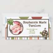 4x8 Photo Faire-part de naissance Laguna Beach Tur (Devant)