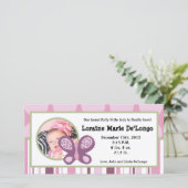 4x8 Photo Faire-part de naissance Sugar Plum Papil (Debout devant)