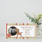 4x8 Red Grange Farm Faire-part de naissance (Debout devant)