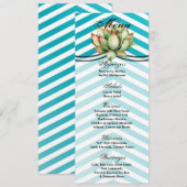 4x9.25 Cartes de menu Boho Cactus Cactus Succulent (Devant / Derrière)