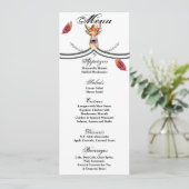 4x9.25 Cartes de menu Les Xsolids gardent leur for (Debout devant)