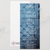 4x9.25 Cartes de menu Pays de plafond du panneau d (Devant / Derrière)