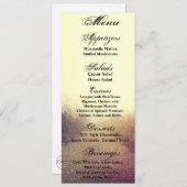 4x9.25 Cartes de menu Sunrise Pathway Walkway Path (Devant / Derrière)