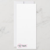 4x9.25 Cartes de menu Sunset Barn Pays Champ rusti (Dos)