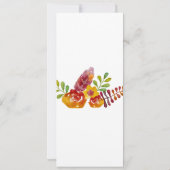 4x9.25 Cartes de programme Boho Deer Buck Head Bro (Dos)