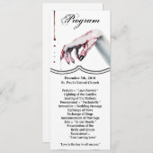 4x9.25 Cartes de programme Bvzombie sang drip vamp (Devant / Derrière)