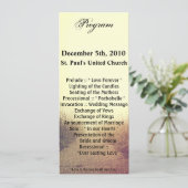 4x9.25 Cartes de programme Chemin de promenade Sun (Debout devant)