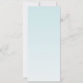 4x9.25 Cartes de programme Fleur tropicale en blan (Dos)