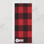 4x9.25 Cartes de programme Ours rouge bison plaqué (Dos)