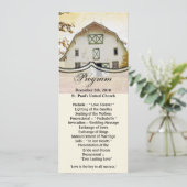 4x9.25 Cartes de programme Sunset Barn Country Rus (Debout devant)