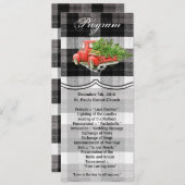 4x9.25 Cartes de programme XMAS Camion Buffalo Pla (Devant / Derrière)