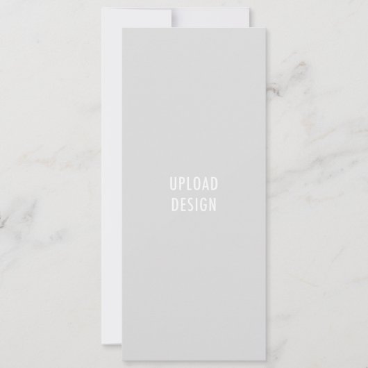 4x9.25 Flat Kaart Upload uw ontwerp (Voorkant)