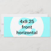 4x9,25 horizontale uitnodiging (Voorkant)