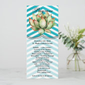 4x9.25 Programma Kaarten Boho Cacti Cactus Succule (Staand voorkant)