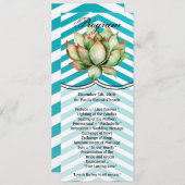 4x9.25 Programma Kaarten Boho Cacti Cactus Succule (Voorkant / Achterkant)