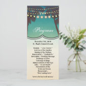 4x9.25 Programma Kaarten Strand Zonsondergang Palm (Staand voorkant)