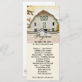 4x9.25 Programma Kaarten Sunset Barn Country Rusti (Voorkant / Achterkant)