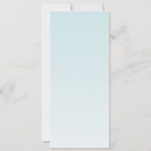 4x9.25 Programma Kaarten Tropical Flower op Blue O (Achterkant)