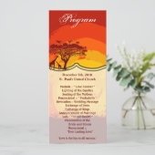 4x9.25 Programma voor kaarten van de Afrikaanse Sa (Staand voorkant)