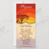 4x9.25 Programma voor kaarten van de Afrikaanse Sa (Voorkant)