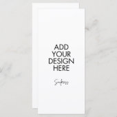 4x9" Custom Menu Kaart (Voorkant / Achterkant)