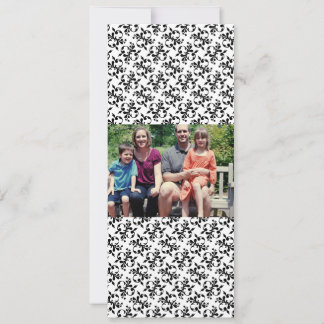 4x9 Familie met de Kaart van de Kerstmis van de Fo