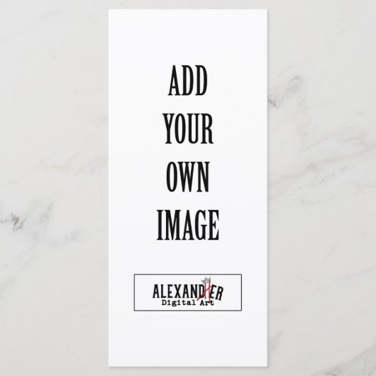 4x9-inch flat-card menu (Voorkant)