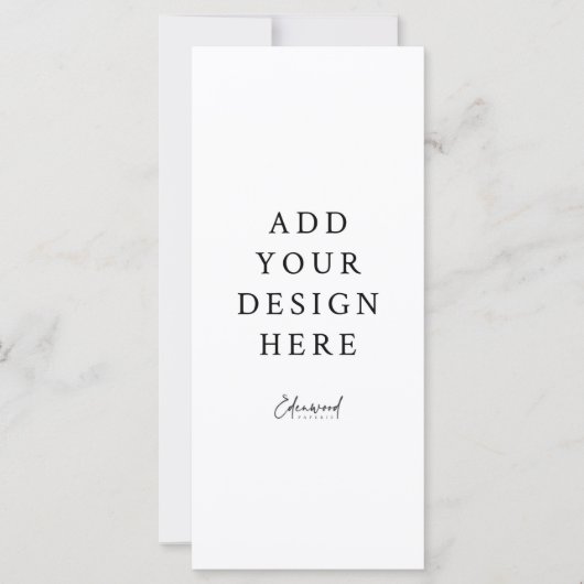 4x9-inch Kaart programma (Voorkant)