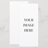 4x9 Invitation ou Modèle de menu (Devant / Derrière)