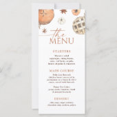 4x9" Klein Mielke Pie, Herfst Baby Shower Menu (Voorkant)