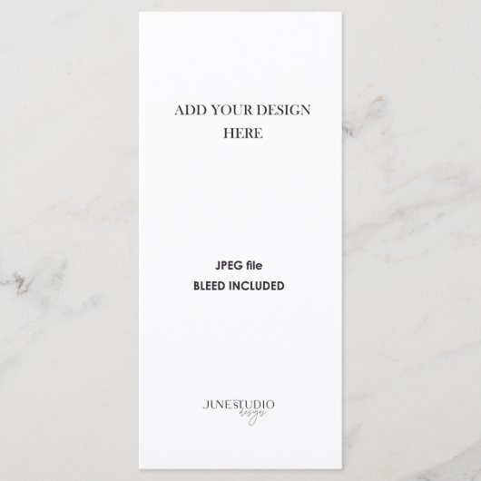 4x9" Menu or Program Printing  (Devant)