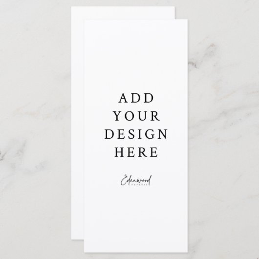 4x9" Programma Kaart (Voorkant / Achterkant)