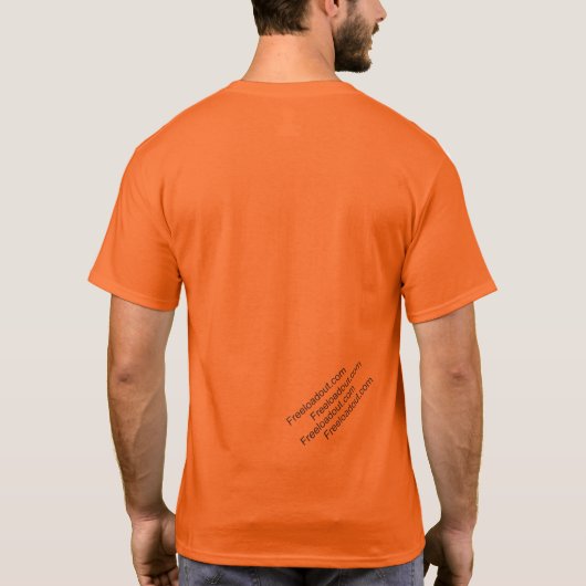 4x diagnal back t-shirt (Achterkant)