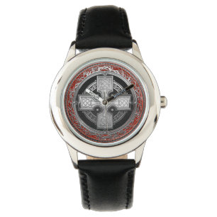 [500] Ancient Celtic Sacred Silver Knot Cross Horloge