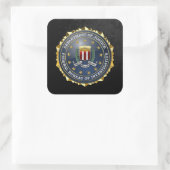 [500] FBI Special Edition Vierkante Sticker (Tas)