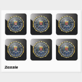 [500] FBI Special Edition Vierkante Sticker (Vel)