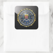 [500] FBI Special Edition Vierkante Sticker (Tas)