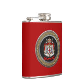 [500] Knachten Templar Coat of Arms Heupfles (Rechts)