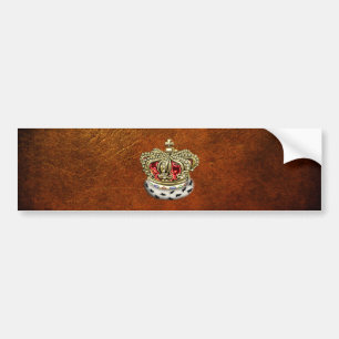 [500] Koninklijke Kroon Prince [King] [Fur+Gold][R Bumpersticker