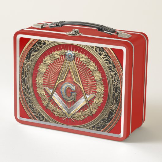 [500] Master Mason - Gold Square & Compass (Voorkant)