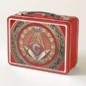[500] Master Mason - Gold Square & Compass (Achterkant)