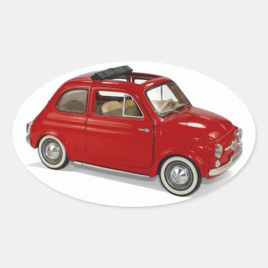 500 OVALE STICKER (Voorkant)