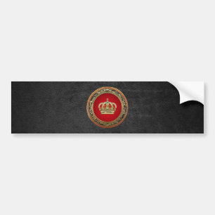 [500] Princess King-Queen Crown [Belg.Gold] Bumpersticker