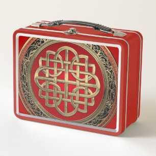 [500] Sacred Celtic Gold Knot Cross